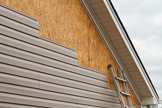 Professional Wood Siding technician working in Broad Top, PA